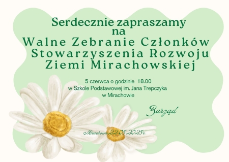 Walne Zebranie Członków  SRZM