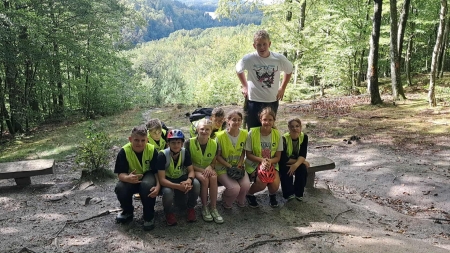 Sprzątanie bunkra ''Ptasia Wola.