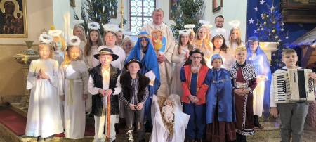 Jasełka w kościele w Mirachowie