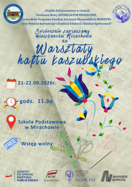Warsztaty haftu kaszubskiego