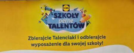 UWAGA! AKCJA LIDLA ''Szkoły pełne talentów!