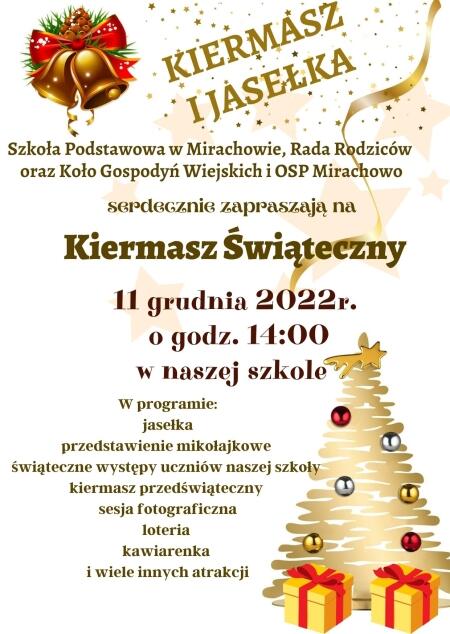 Kiermasz bożonarodzeniowy
